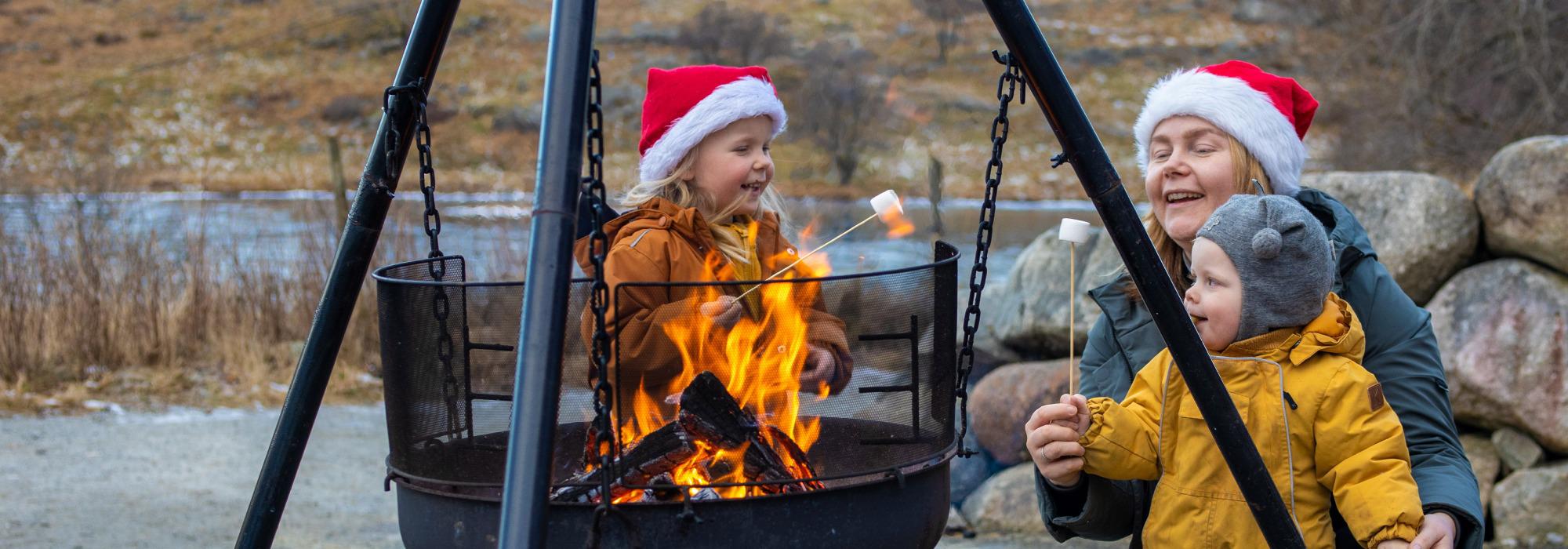 Førjulskos på Hammarbu(dagsturhytta)