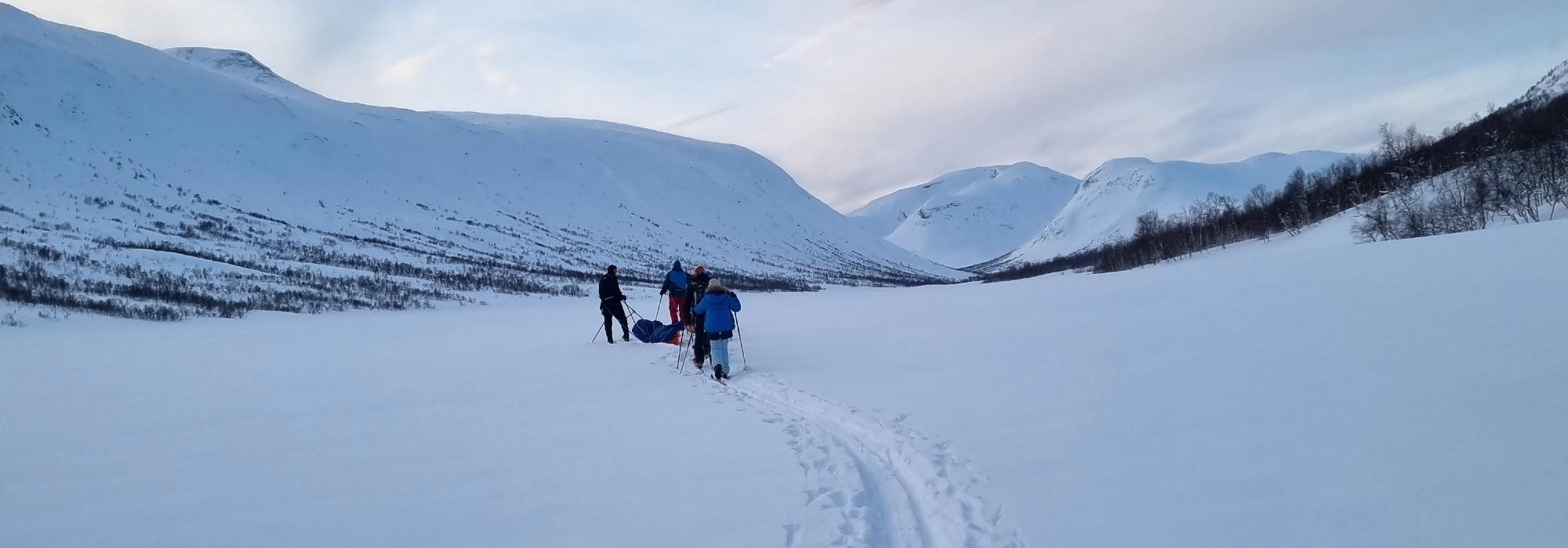 Skitur til Vakkerstøylen med barn/ungdom