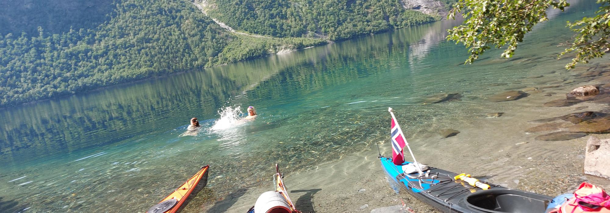 Padling i Eikesdalen