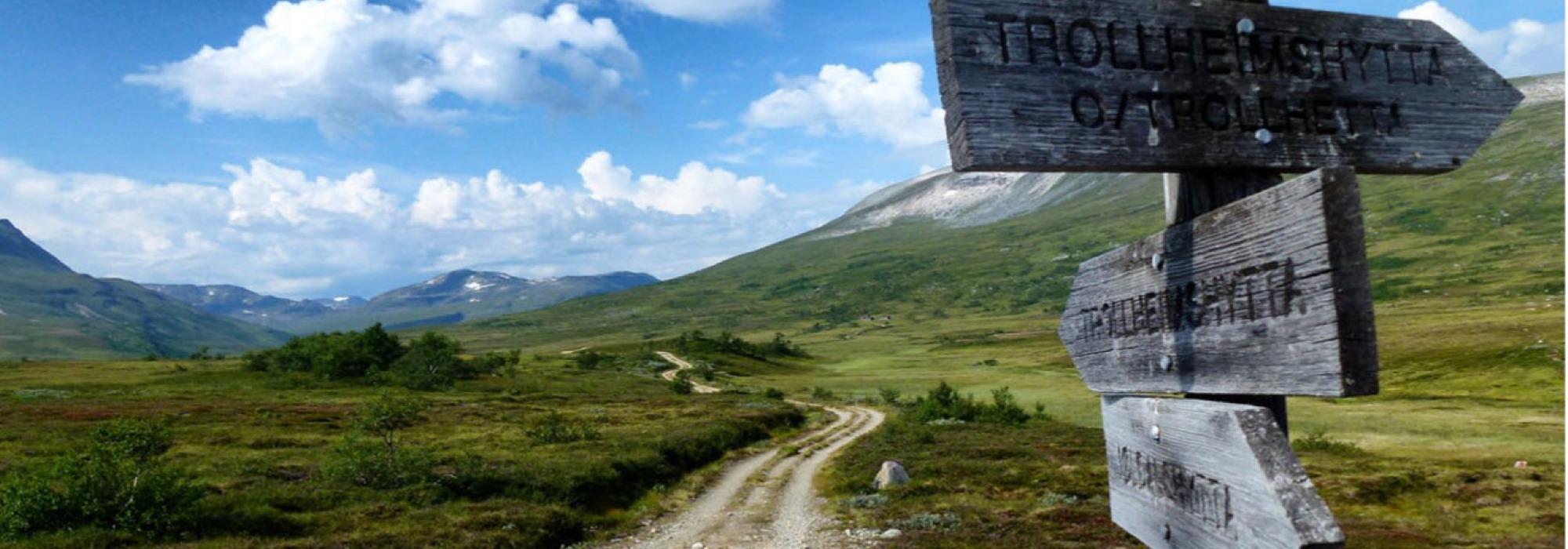 Trollheimen fra øst til vest