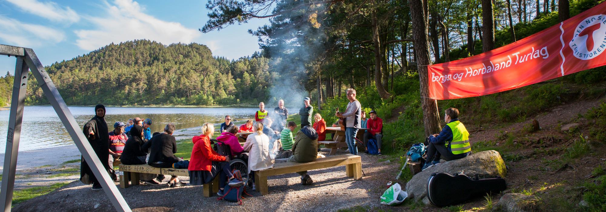 Friluftskveld ved Tennebekktjørna