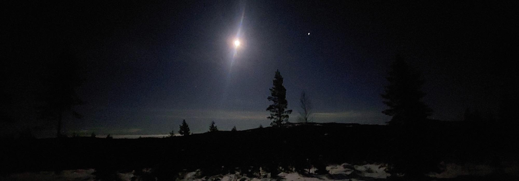 Måneskinnstur Bergesjøen