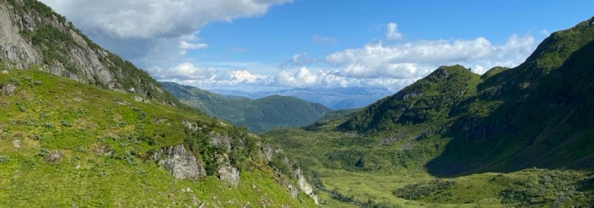 Sjusete - Myklavatn - Fugladalen - Fitjadalen