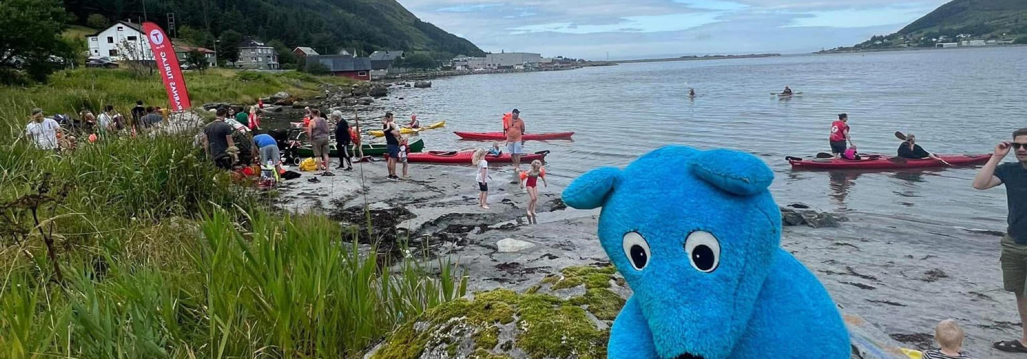 Kajakk, strand og turboliv i Gjerdsvika med Barnas Turlag Sande (NF25)
