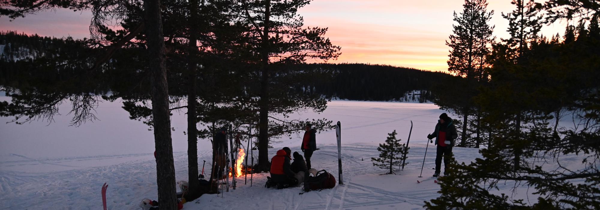 Med ski og tarp gjennom Sauheradfjella