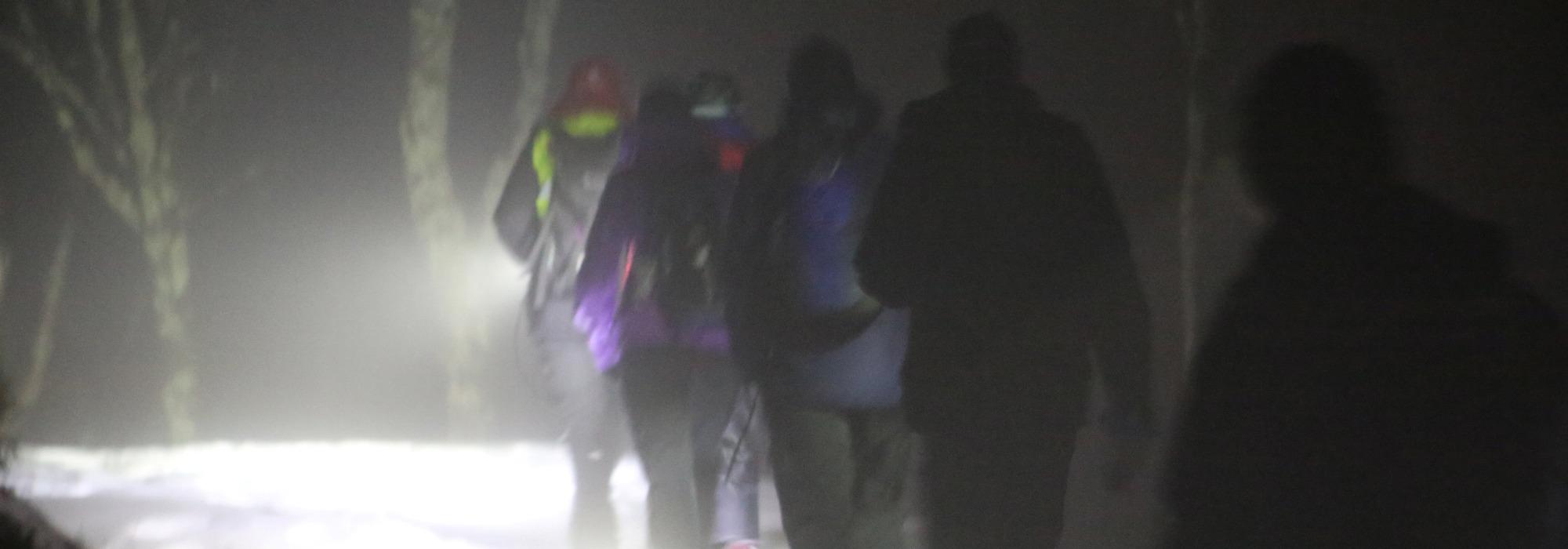 Mørketur til Åsebu med Til Topps Bergen