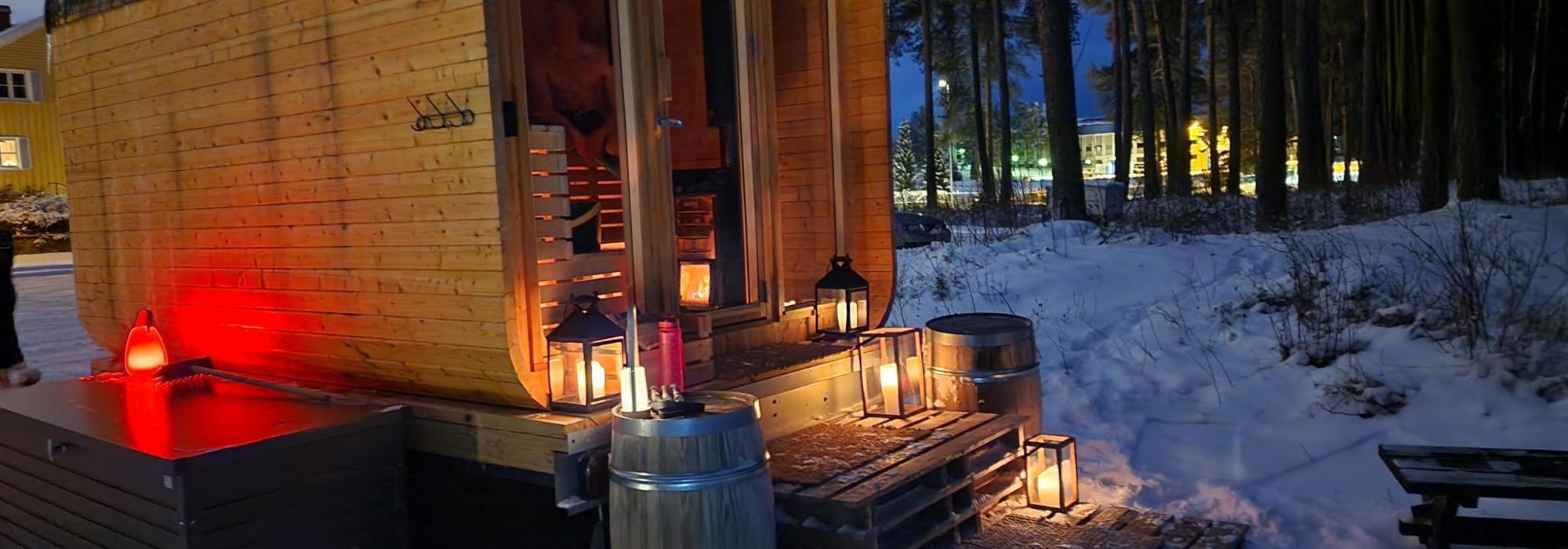 Gåtur, badstue og Mjøsbad