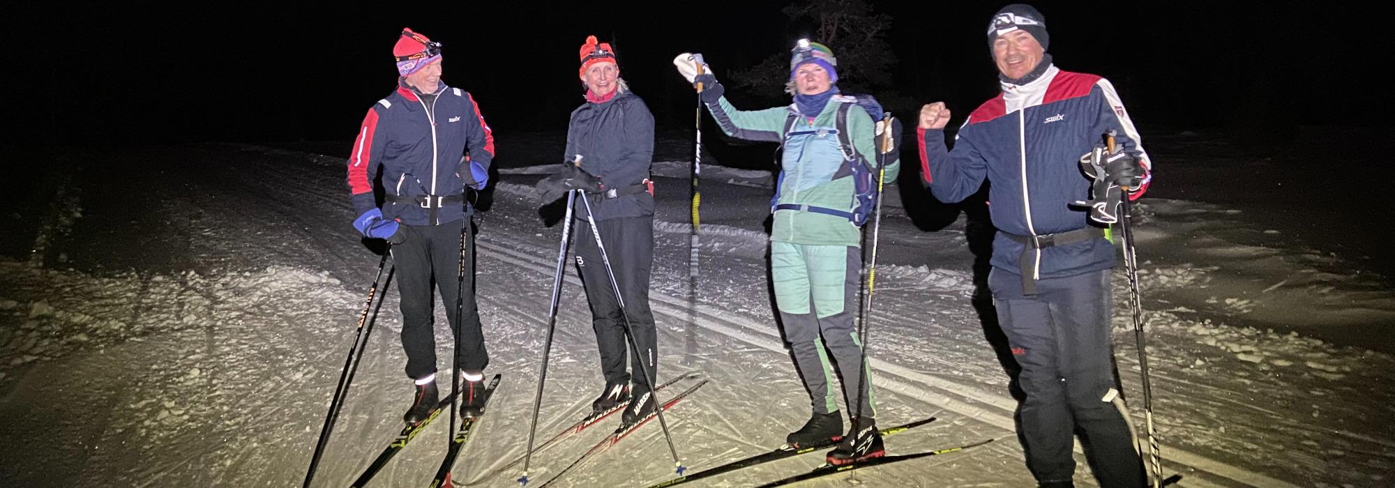 Hodelykttur på ski