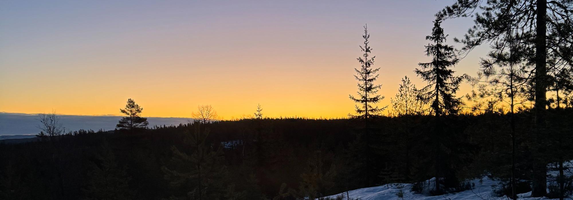 Kom deg ut-dagen: Soloppgangstur i Løkenåsen