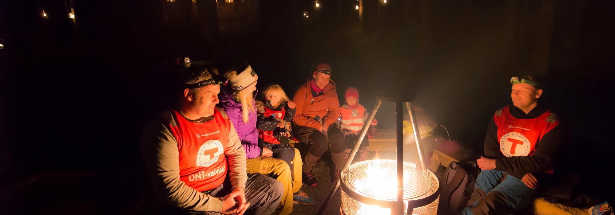 Bålkos på Raufoss Gård - november