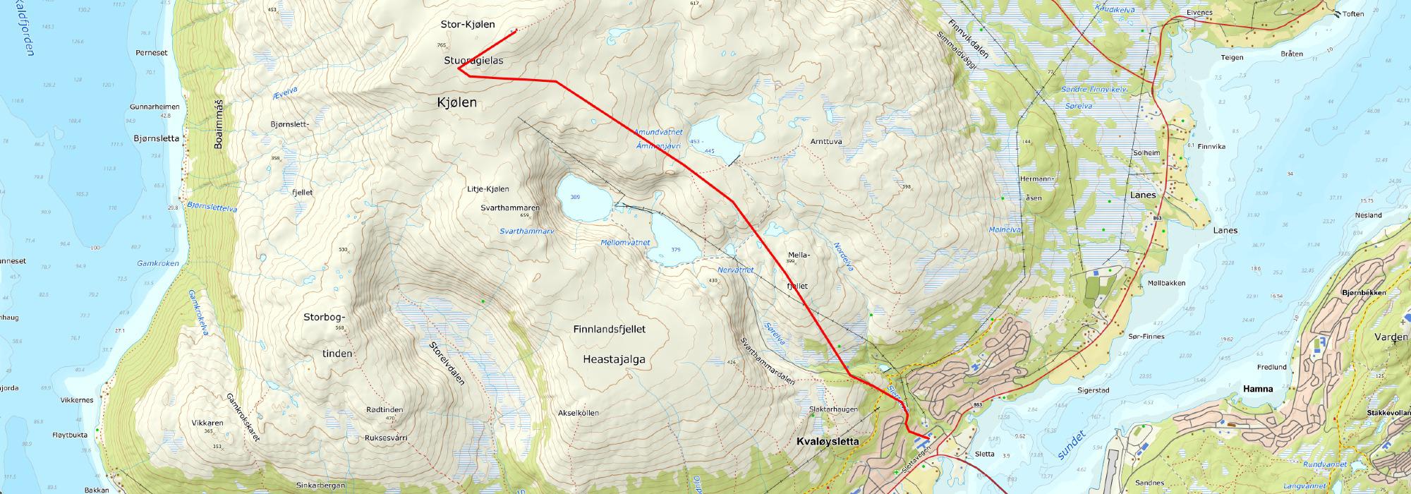 DNT Fjellsport Troms - Onsdagstur, Topptur Kjølen