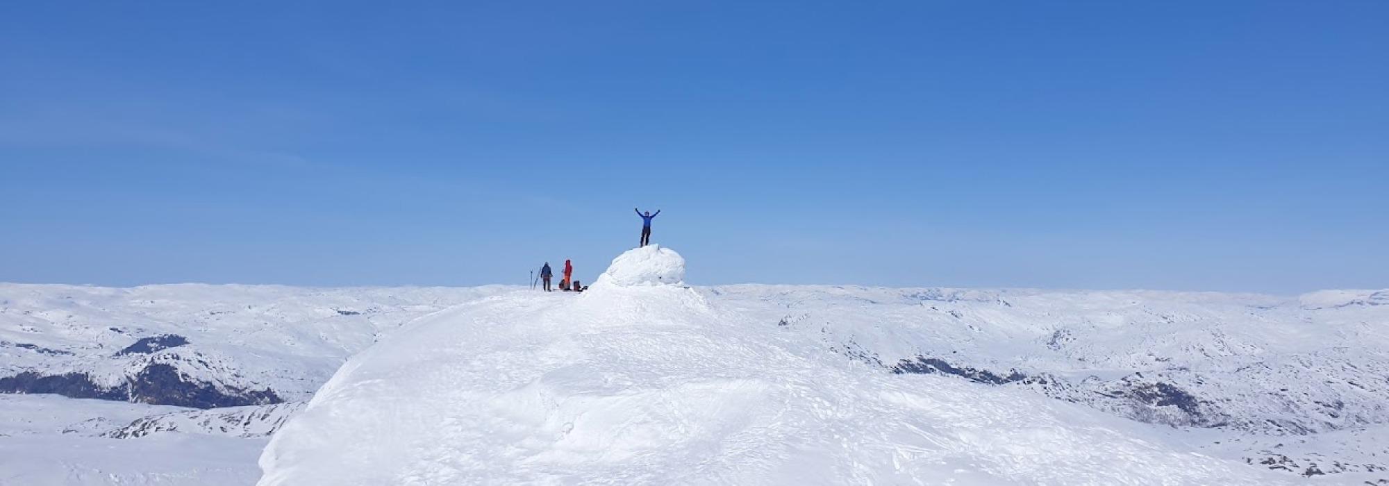 Fjellskitur i Stølsheimen med topptur til Kvitanosi