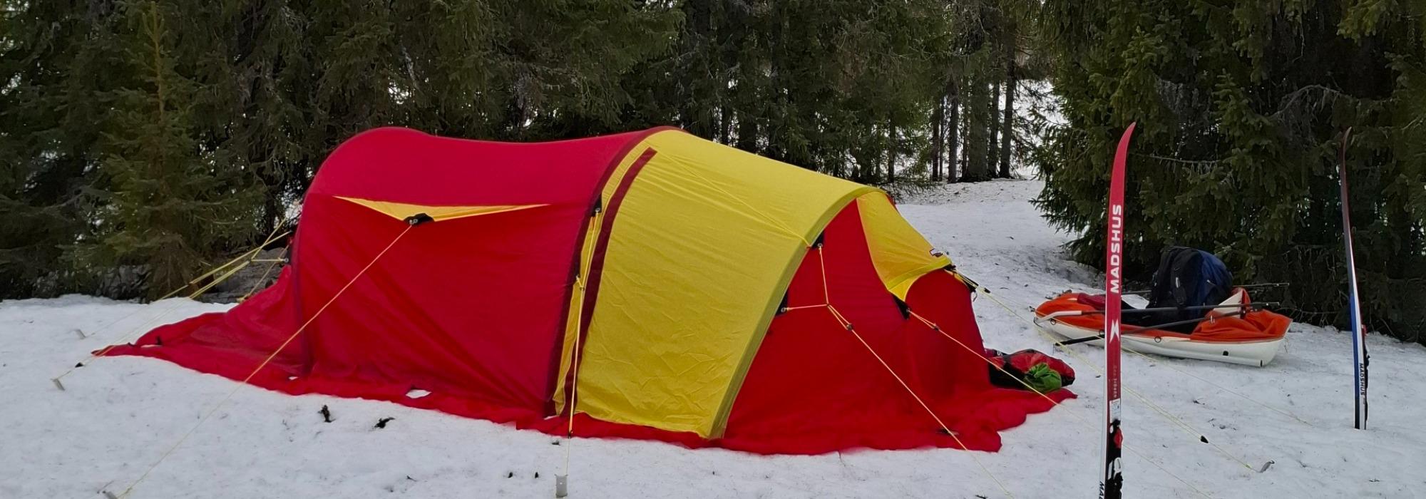 Vinternatt i Gropmarka med UTe overnatting