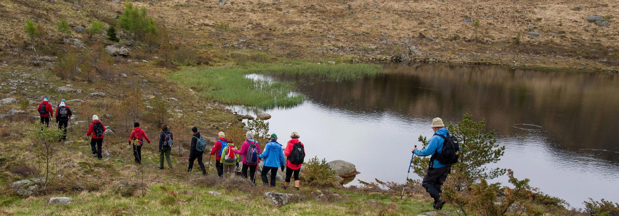 DNT tilrettelagt - Ung på tur: Fottur til Nonsfjellet ved Edlandsfjellet