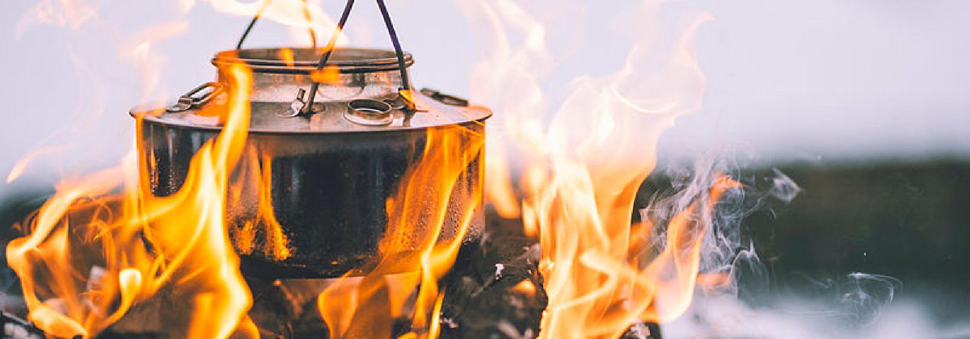 Bålprat ved Marikollen