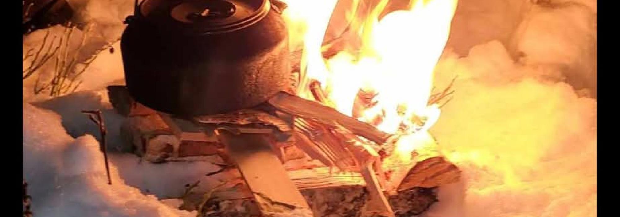 Friluftscamp UTe natt eller kveldstur med bål