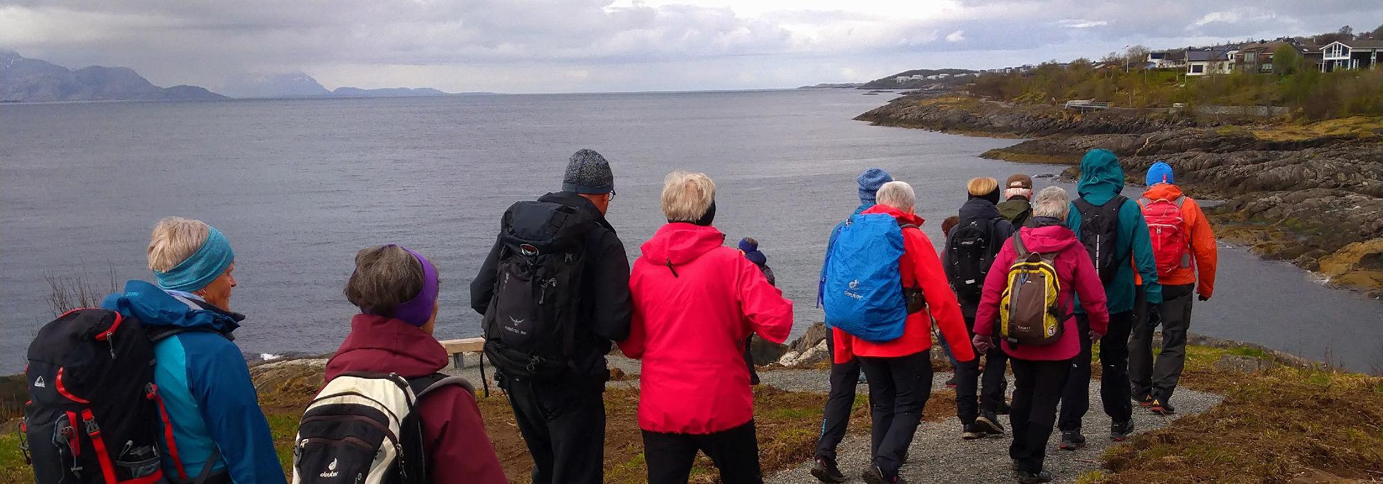 Seniortur: Fottur Kyststien, fra Hunstadsenteret