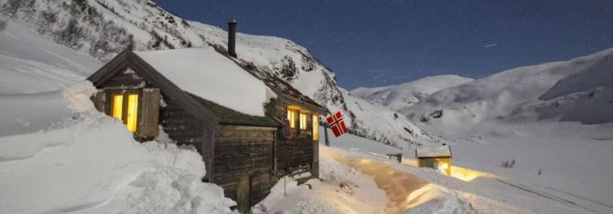 Januartur til BT-hytten på Mjølfjell