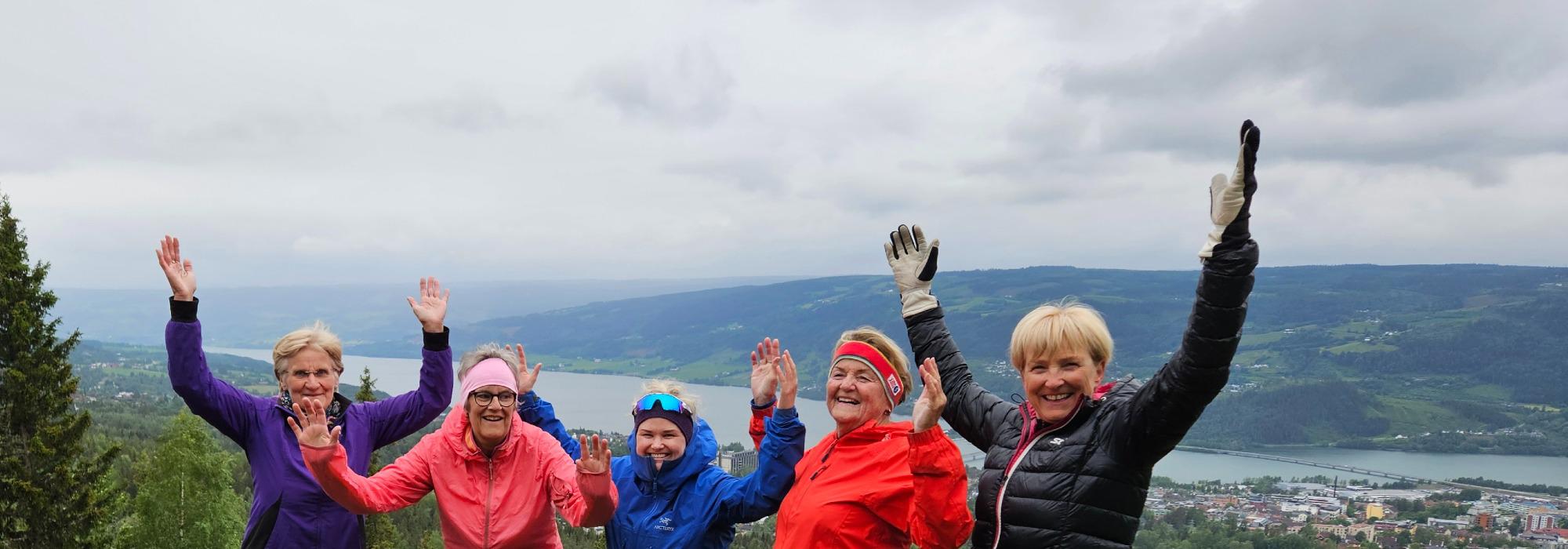 Yoga med UTsikt, kveldstur med DNT Lillehammer.