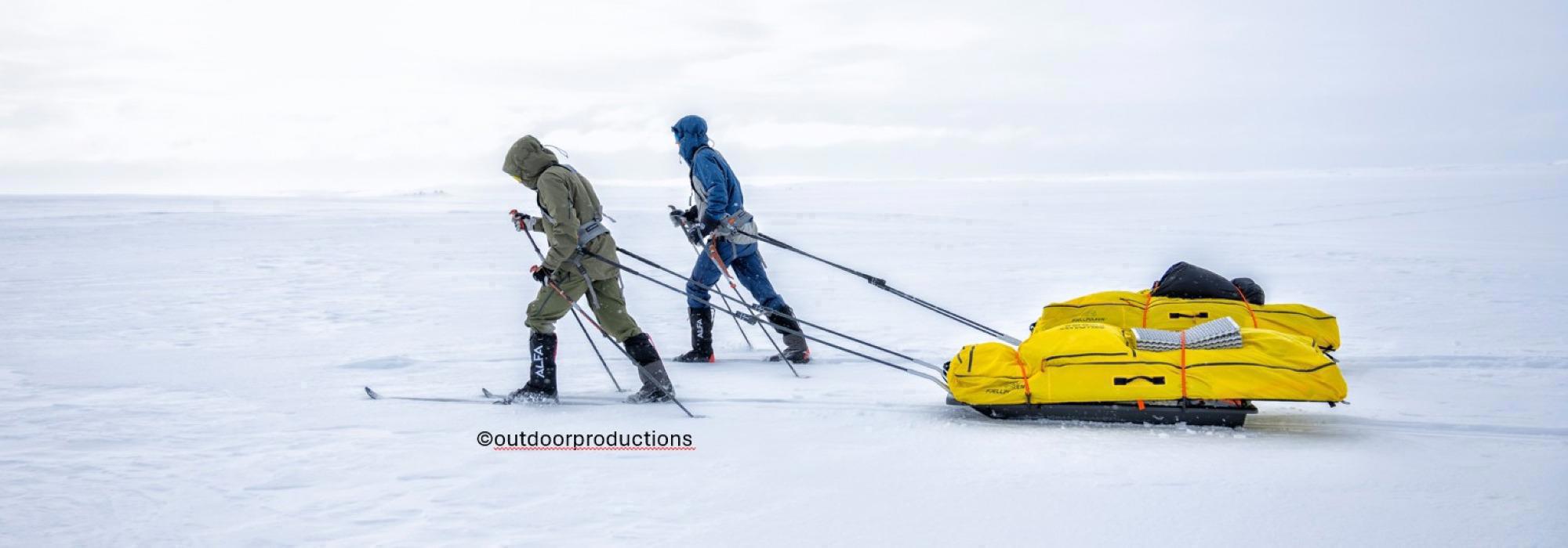 Mini-ekspedisjon på ski med teltovernatting på Hedmarksvidda