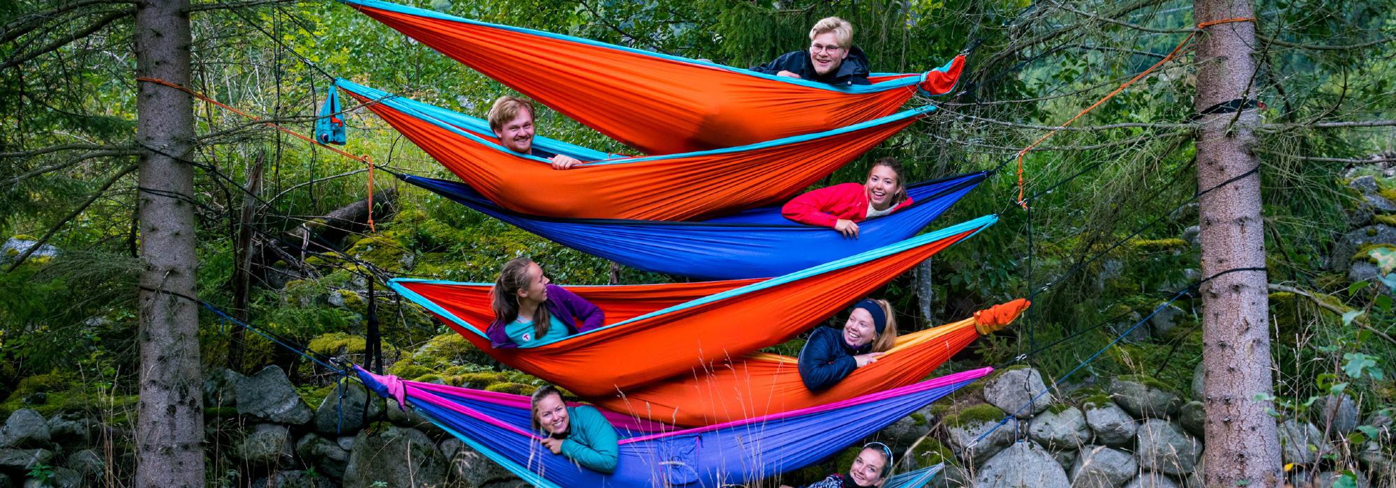 DNT ung 13-16år: Natt i naturen og klatring på Høyt og lavt