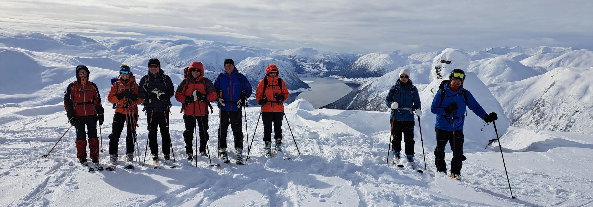 Randonee skitur til Bolsetnipa - 1214 moh