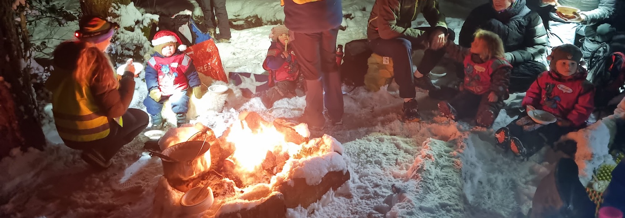 Julekos og grøt i skogen med Turboklubben Åsane
