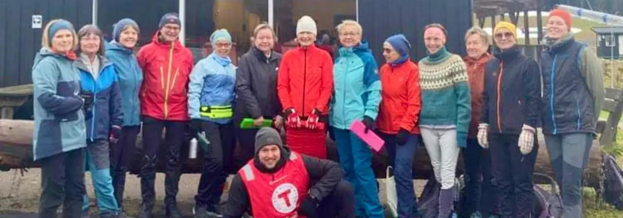 Friluftstrimmen - joggetur ved Skedsmohallen