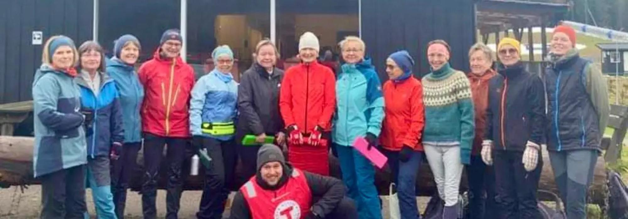 Friluftstrim ved Skedsmohallen