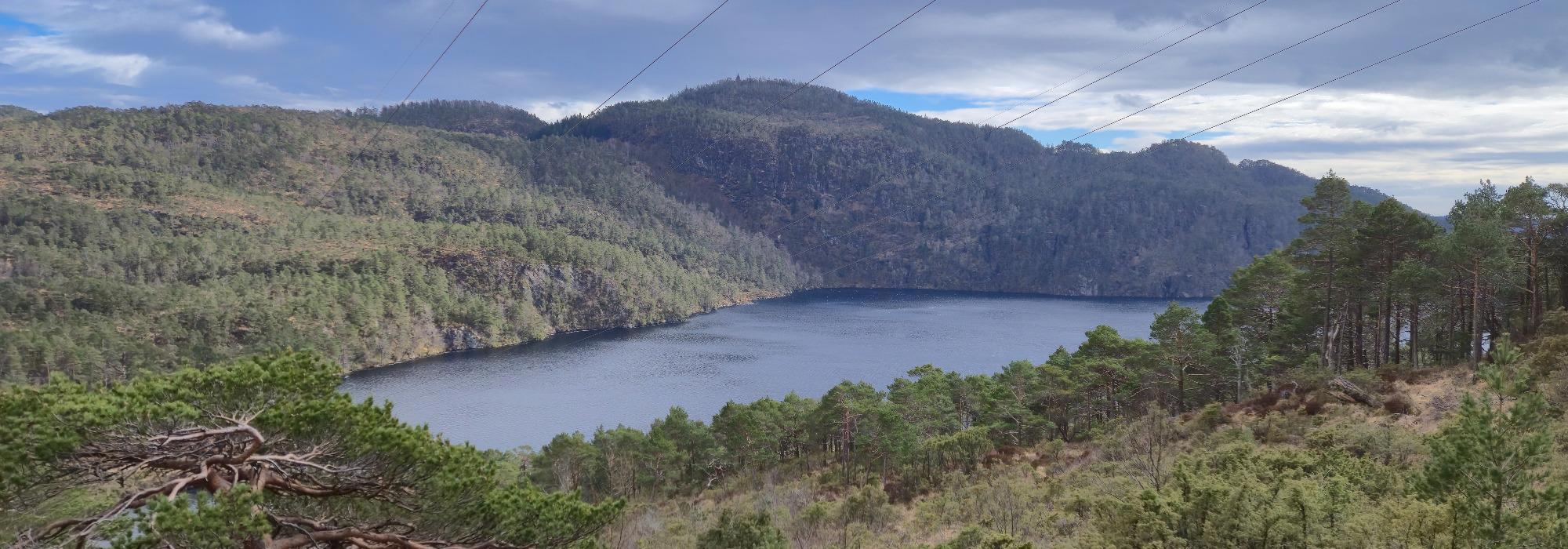 Friskustur Fanafjellet til Lysekloster