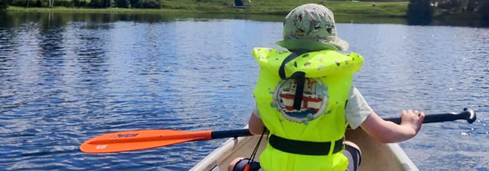 Prøv en kano på Mønevann (4-12 år) med Barnas turlag Lørenskog