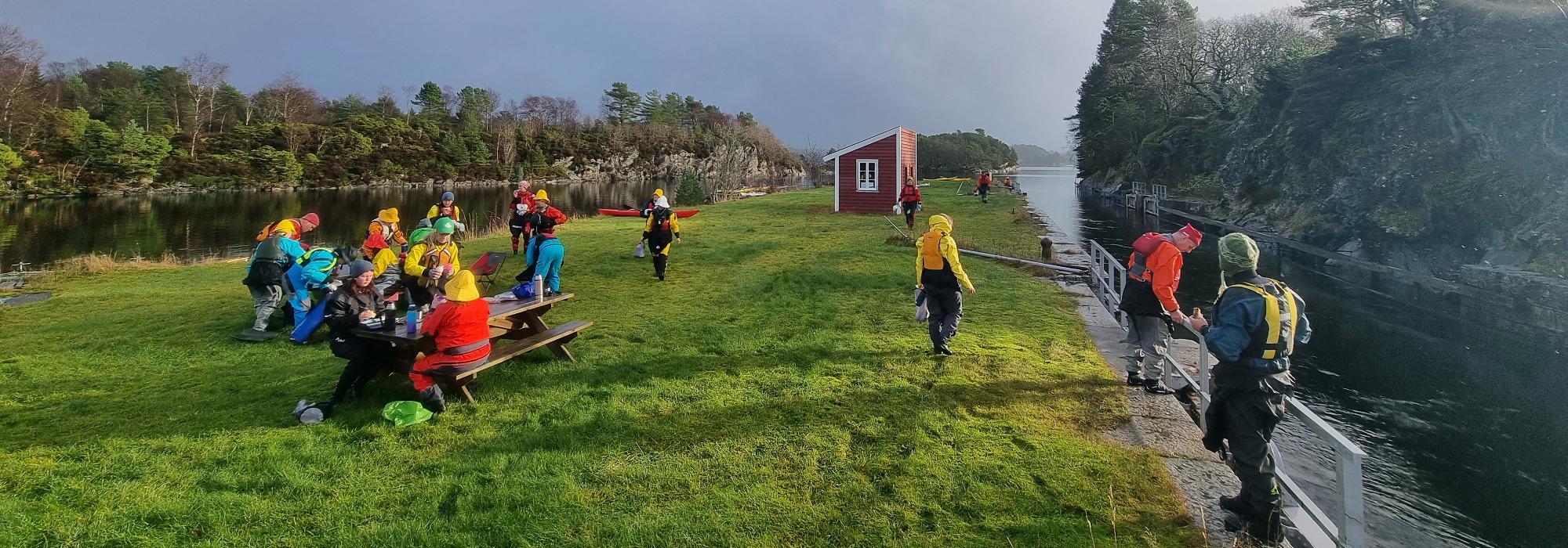 Kajakkperle! Lindås sjøsluser. Tur nr 1/2026