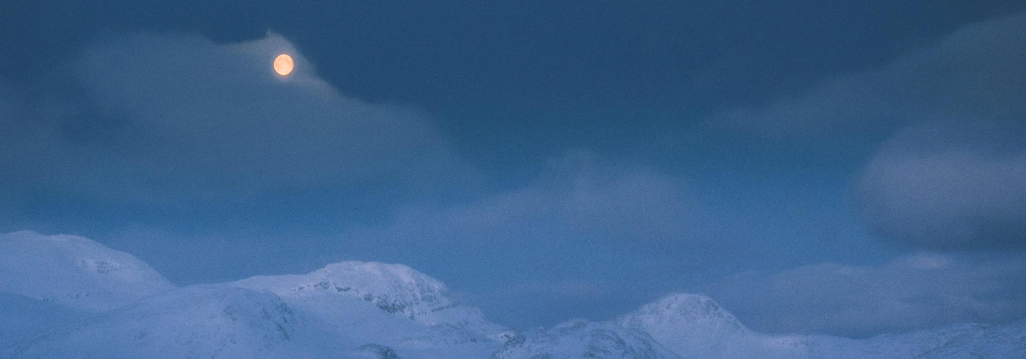 Familietur: vinter og måneskinn