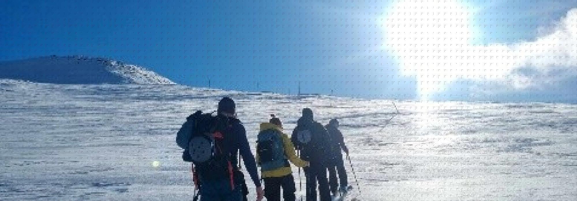 Alpint skredkurs på Bygdin for DNT Ung