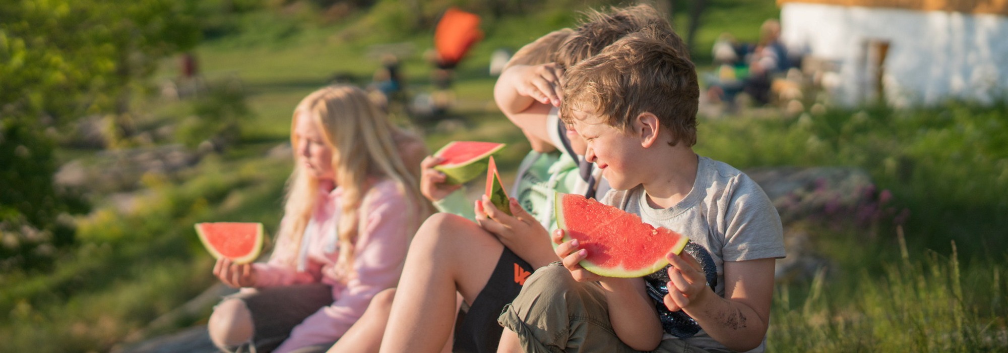 Sommerferiedag på Langøyene