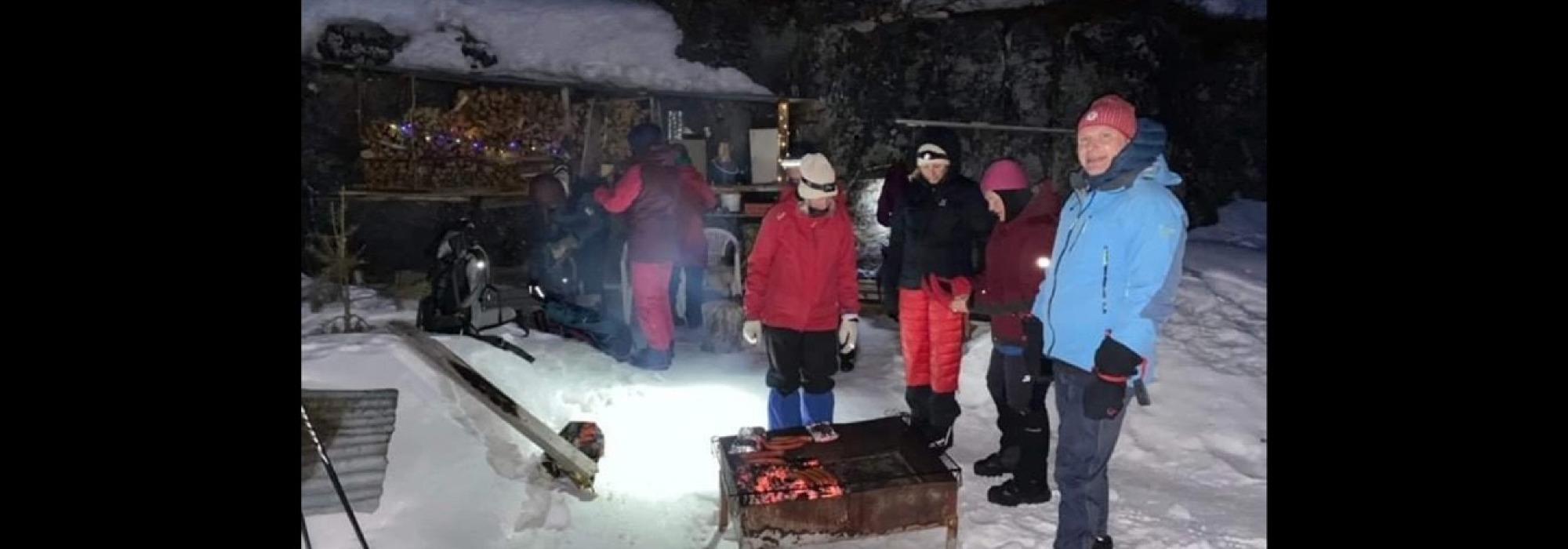 Skitur i måneskinn/hodelykt Vanneviki/Vannin - Nausttjerne