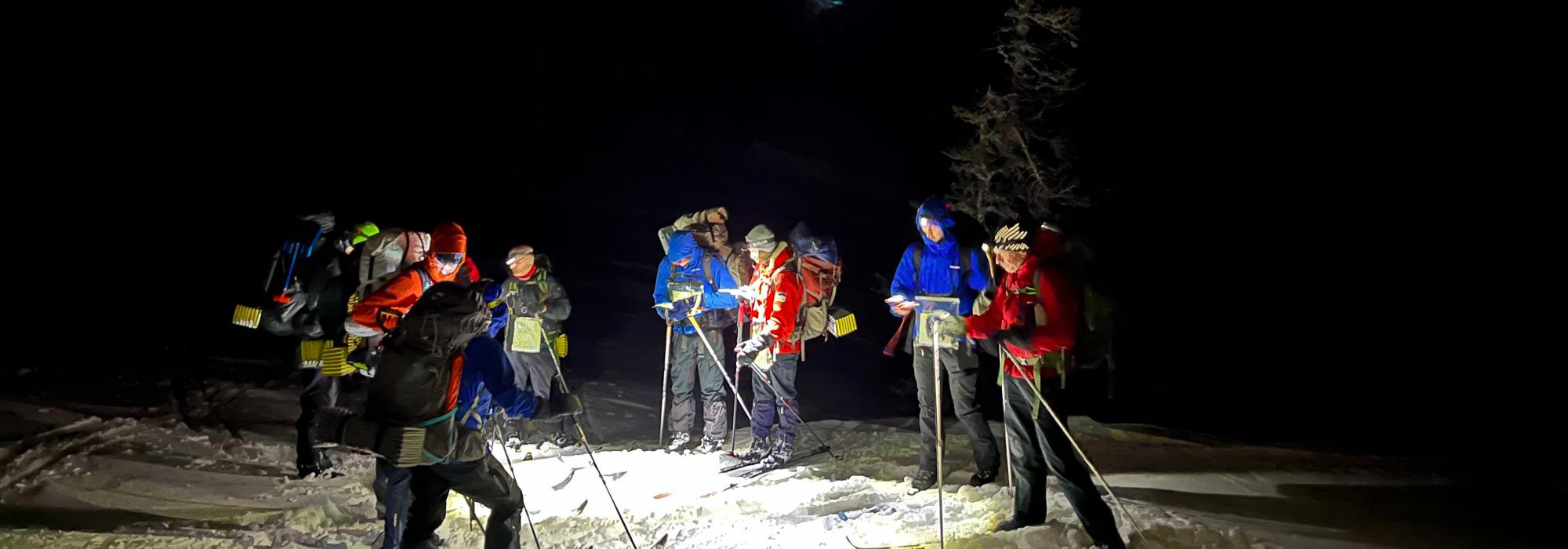 Fullmånetur på Lasjaskogsvatnet