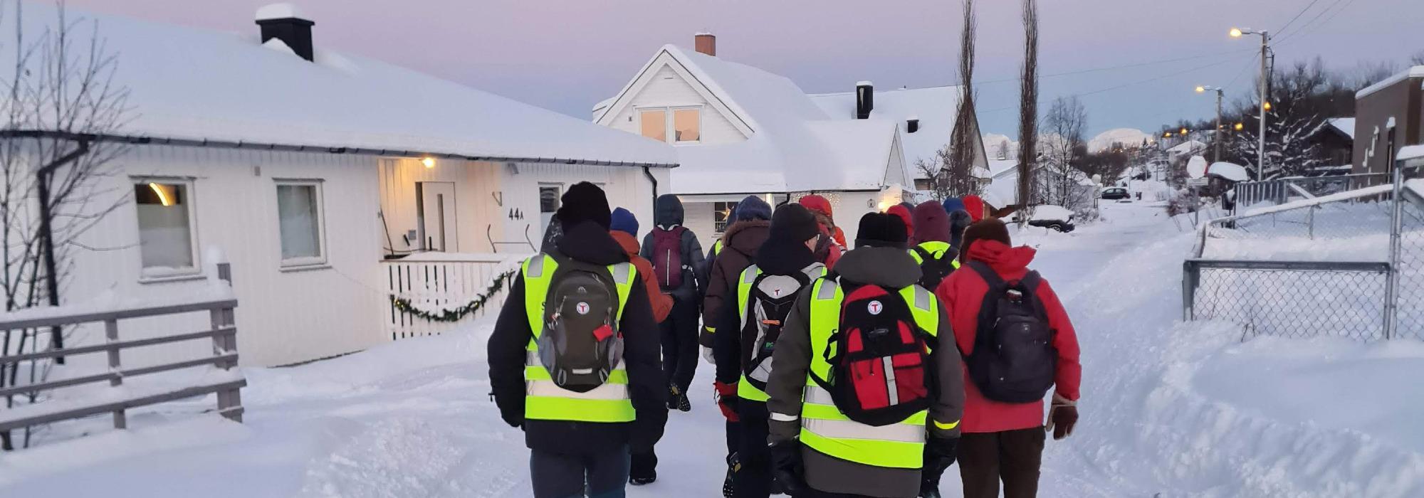 DNT senior Troms Toftvegen til Jekta 3.mars