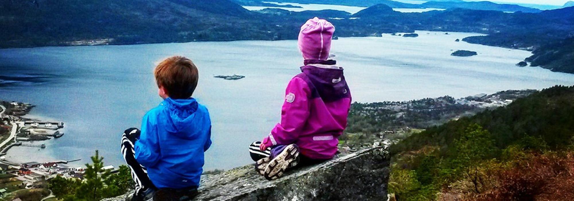 Turbotur (store barn) - Gapahuken i Mekevika