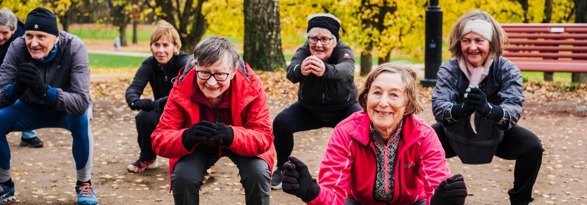 Friluftstrimmen i Haugerudparken