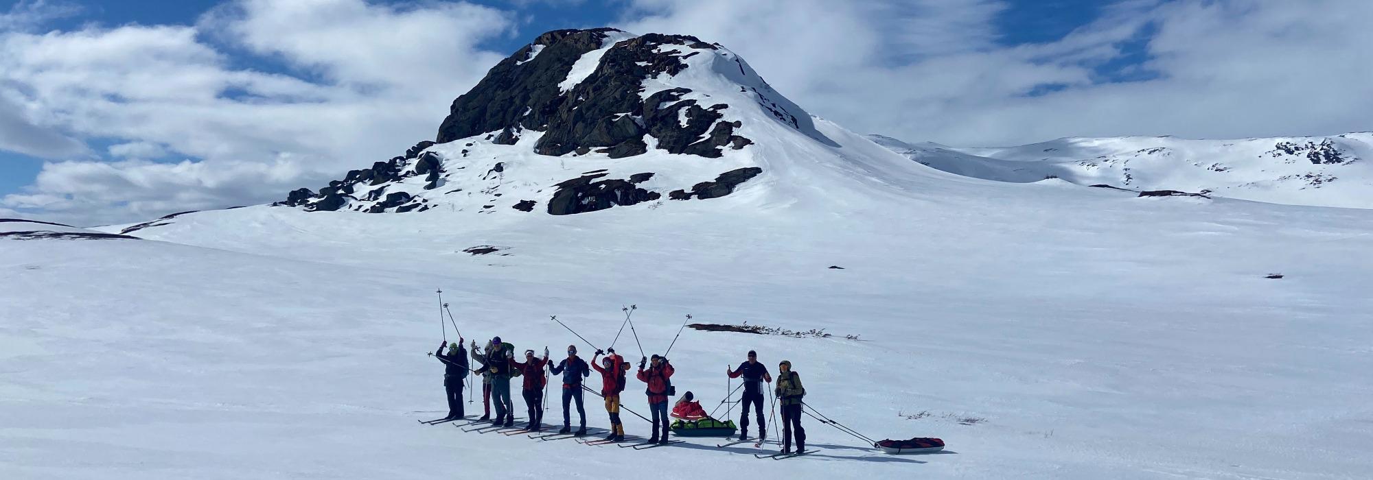 Saltfjellet på langs på ski