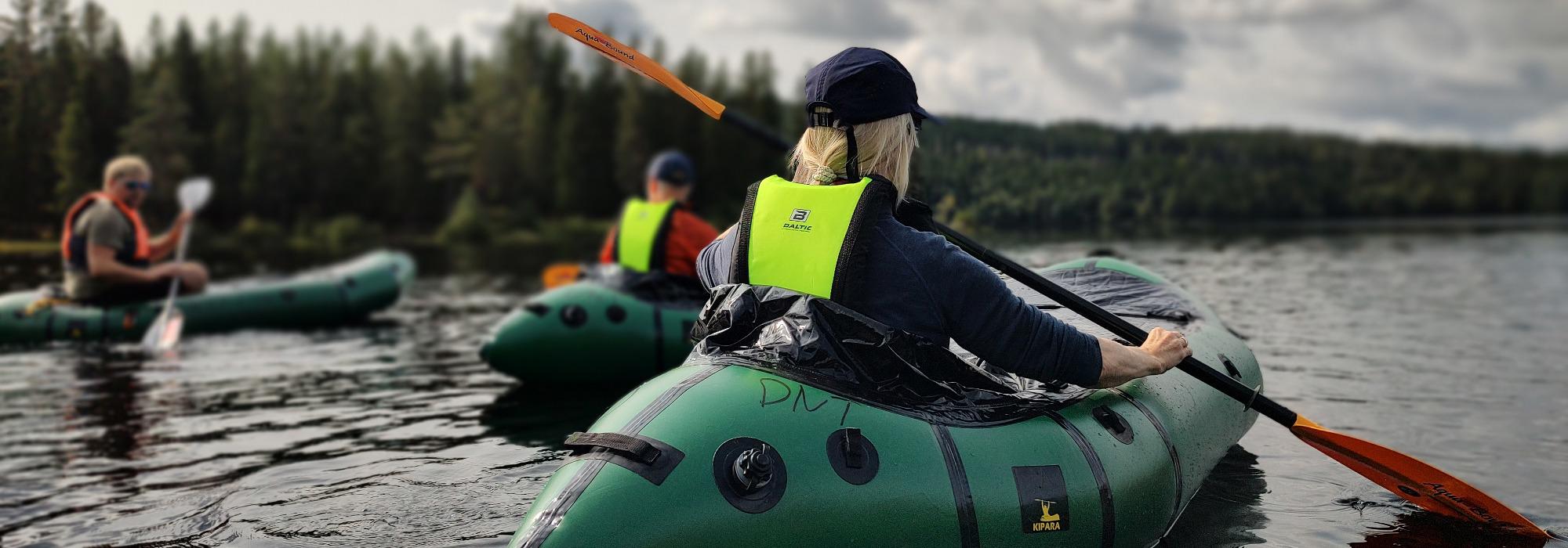Packrafting på Lutvann