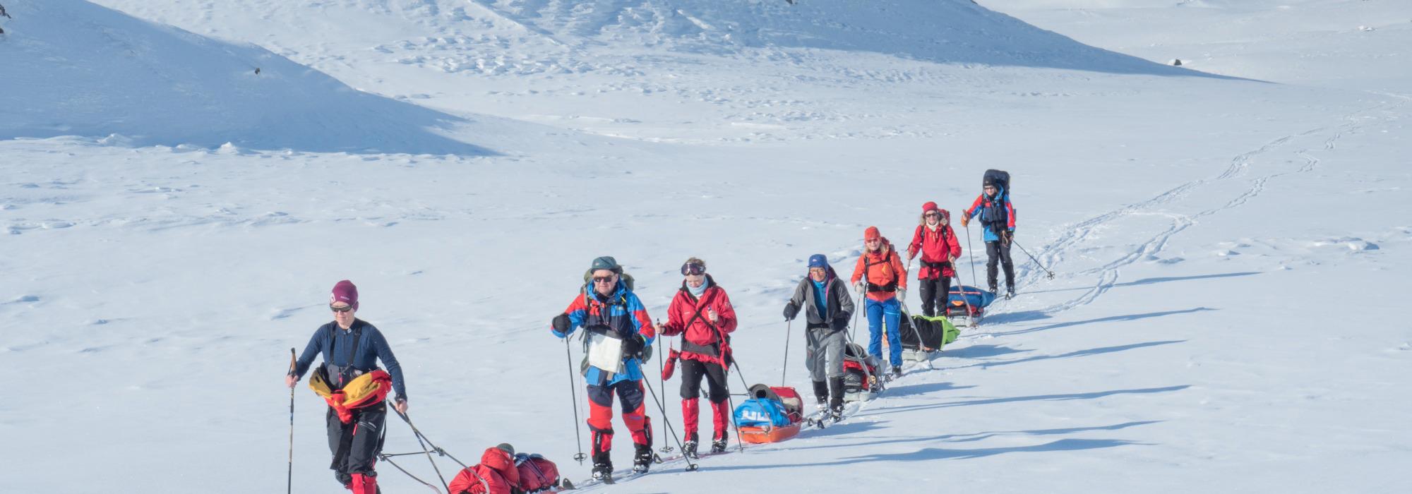 Ski- og telttur Lapphaugen (Gratangsfjellet) - Riksgrensen (Sverige)