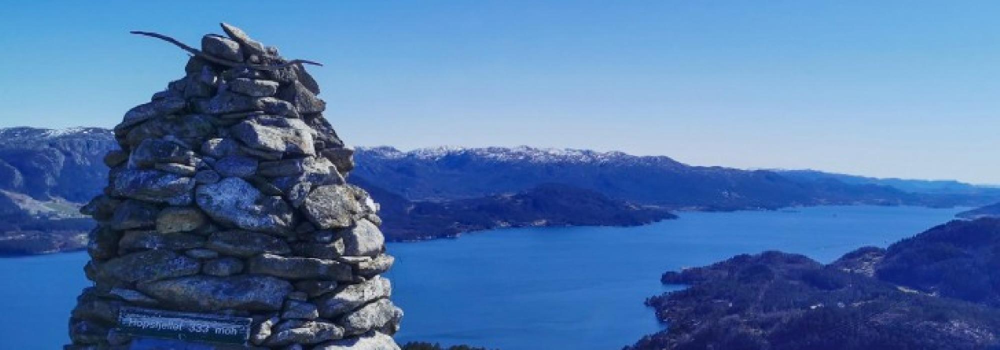 Tur til Hopsfjellet og Staupefjell