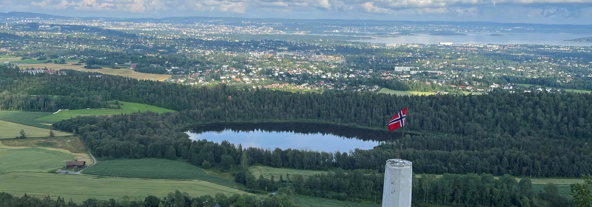 Nordre Kolsåstopp og Gråmagan - kveldstur med matpakke med Bærum Turlag - (1)
