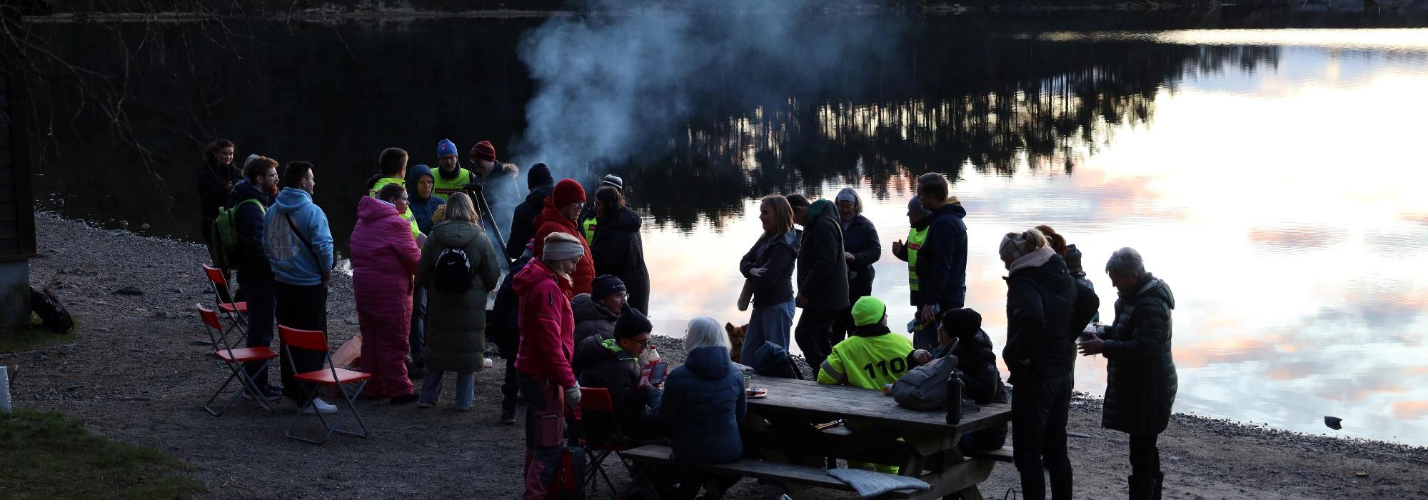 Friluftskveld ved Tennebekktjørna