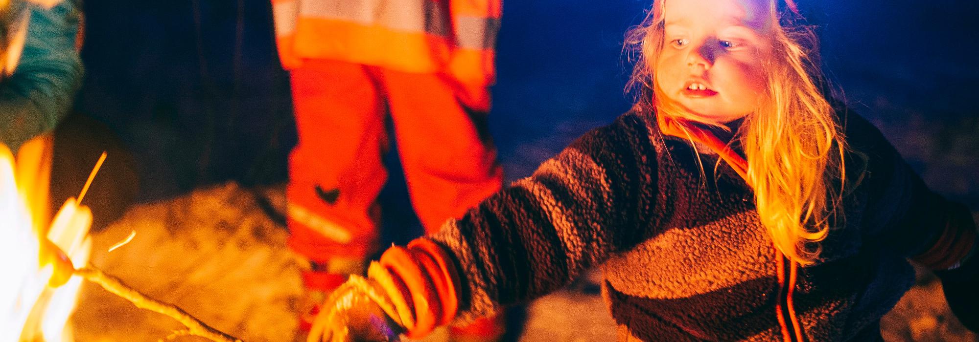 Barnas Turlag Drammen - Snølykter og middag ved bålet