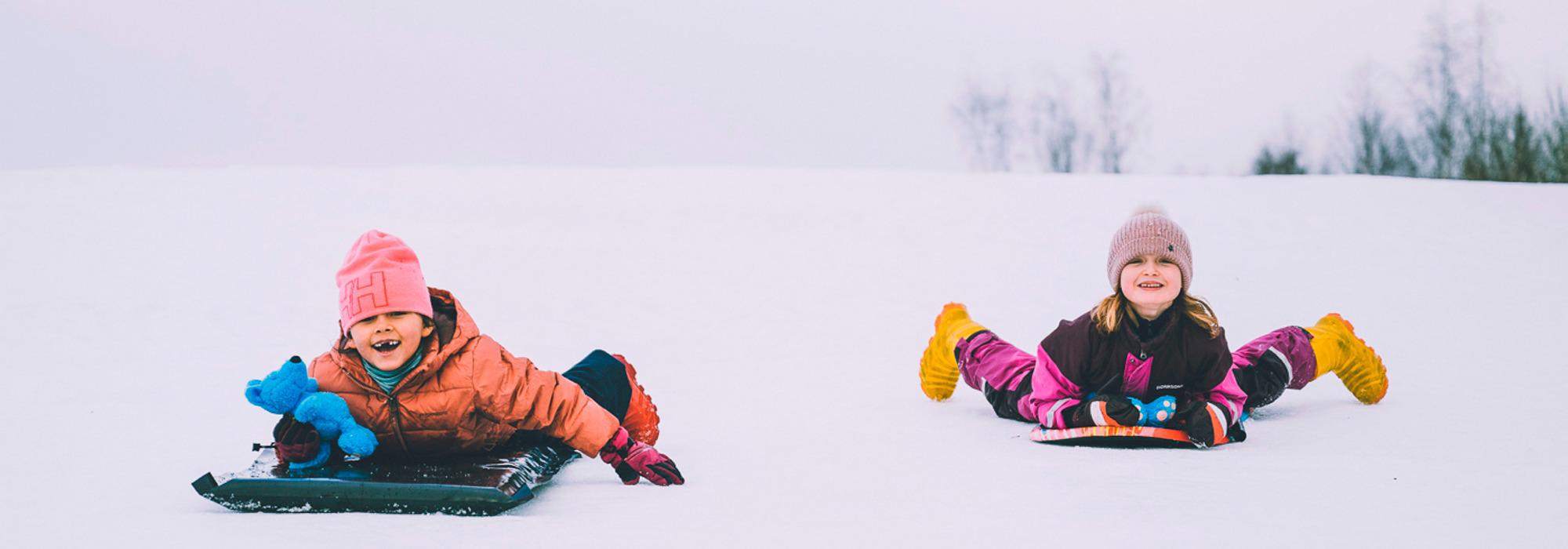 Barnas Turlag Svelvik - Fart og moro med akedag på Berger