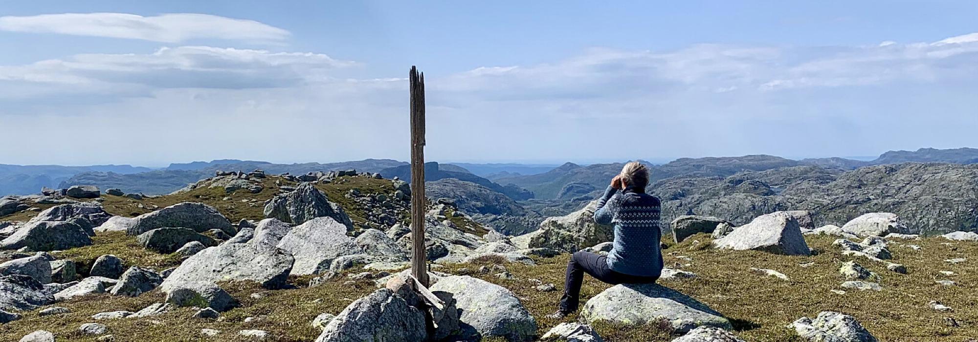 Søndagstur 14. juni: Hunnedalen - Hallbrekknuten - Midtølknuten til Øvstabø