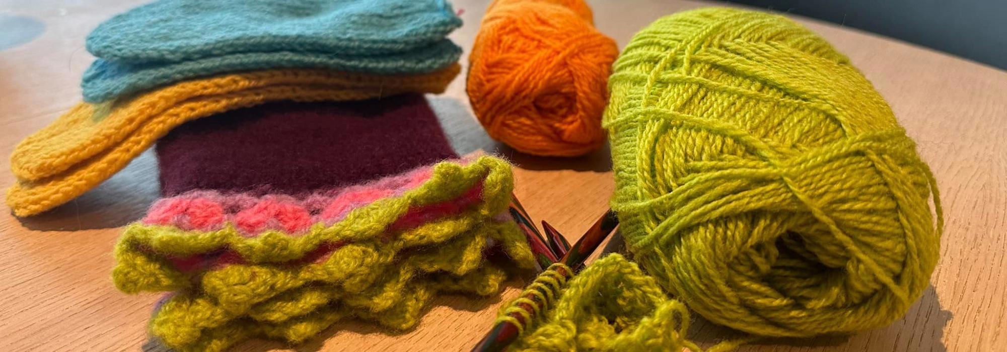 Strikkekafe på Storlihytta